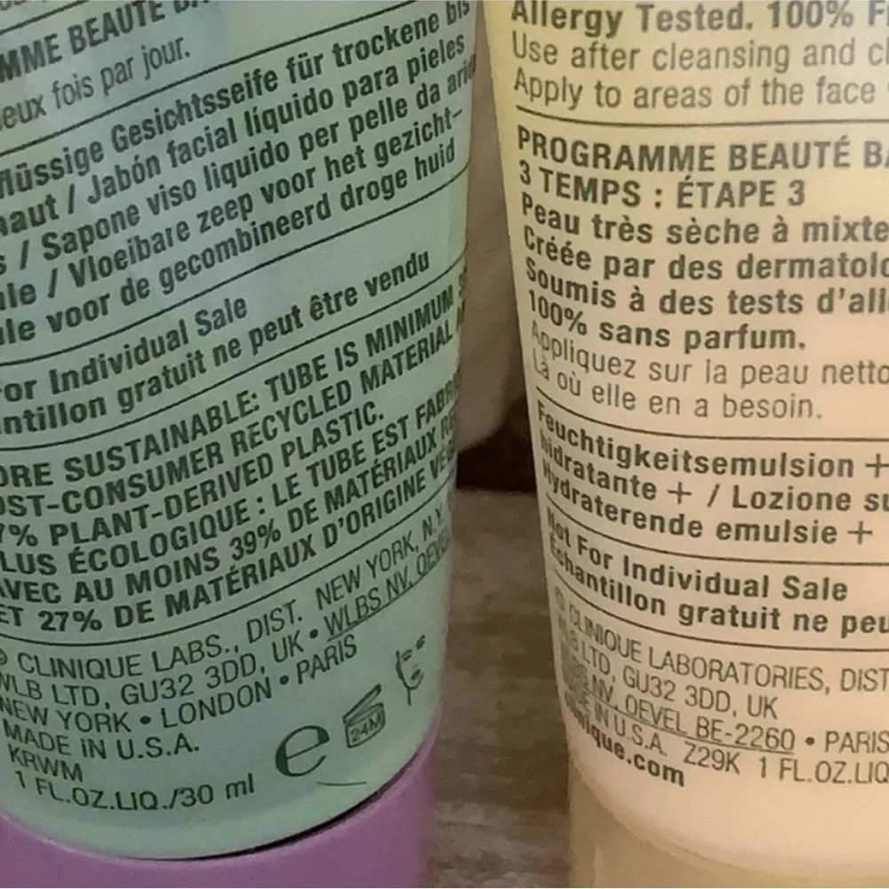 Clinique Lotion W/Cleanser & Bag 🍒🆕🍒